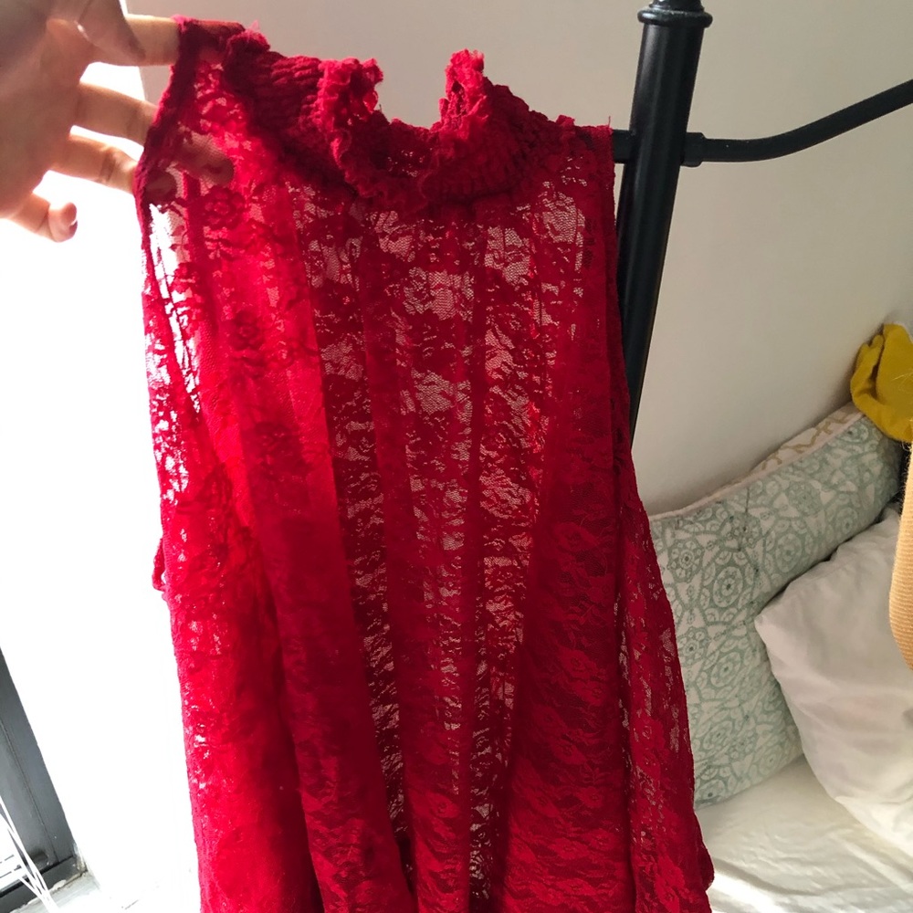 Beautiful flowy Free People shirt